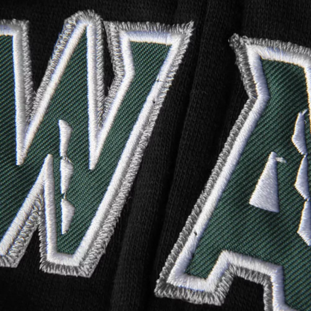 Women's Stadium Athletic Black Hawaii Warriors Arched Name Full-Zip Hoodie - Image 3