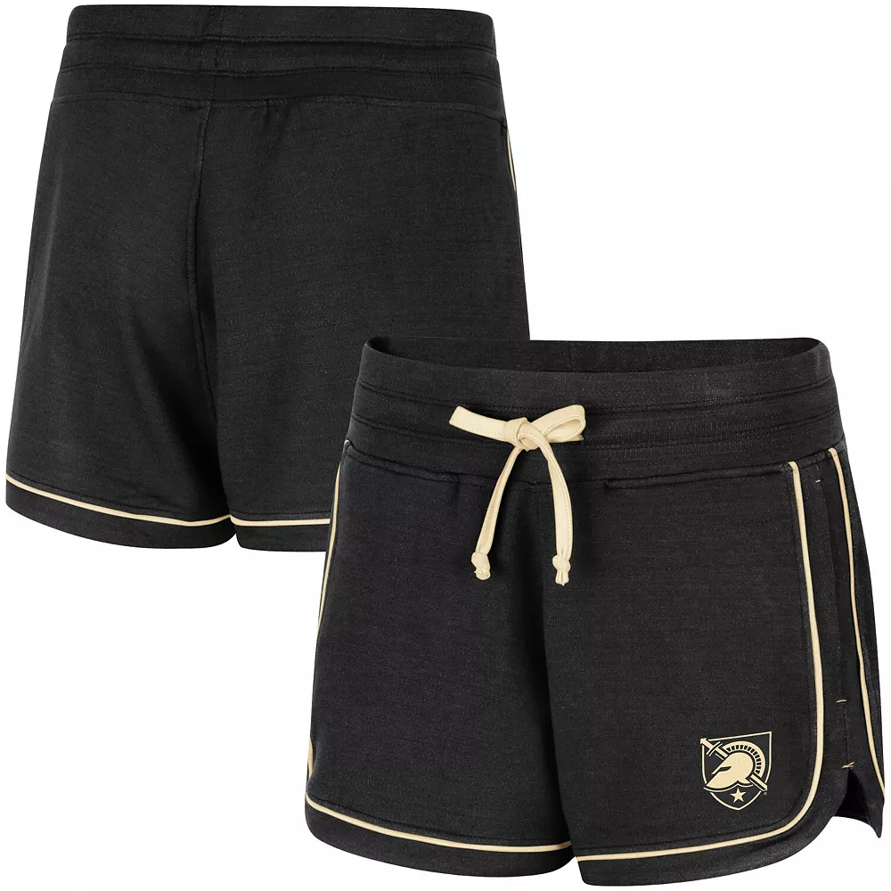 Women's Colosseum Black Army Black Knights Lil Sebastian Tri-Blend Shorts - Image 2