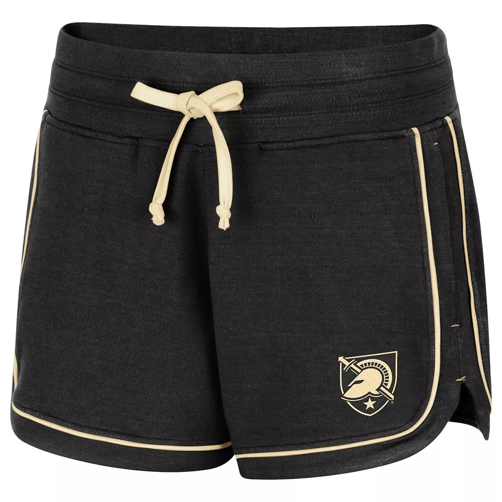 Women's Colosseum Black Army Black Knights Lil Sebastian Tri-Blend Shorts - Image 3