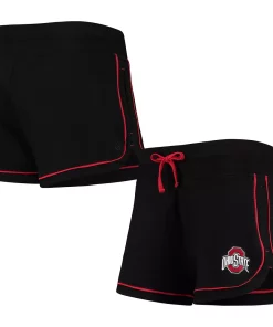 Women's Colosseum Heathered Black Ohio State Buckeyes Lil Sebastian Shorts