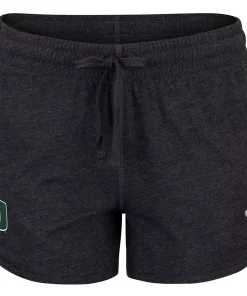 Women's Colosseum Heathered Black Miami Hurricanes Simone Lounge Shorts