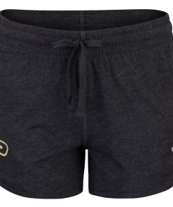 Women's Colosseum Heathered Black Purdue Boilermakers Simone Lounge Shorts
