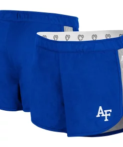 Women's Colosseum Royal Air Force Falcons Nice Wig Reversible Shorts