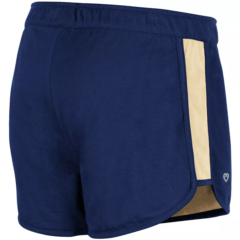 Women's Colosseum Navy Navy Midshipmen Nice Wig Reversible Shorts - Image 4
