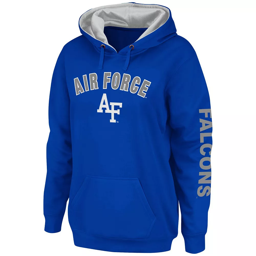 Women's Colosseum Royal Air Force Falcons Loud and Proud Pullover Hoodie - Image 3