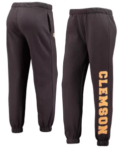 Women's Colosseum Black Clemson Tigers Beryl Aubrey Lounge Pants