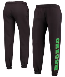Women's Colosseum Black Oregon Ducks Beryl Aubrey Lounge Pants