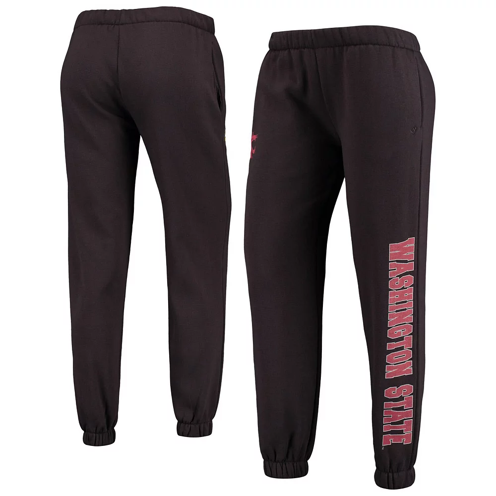Women's Colosseum Black Washington State Cougars Beryl Aubrey Lounge Pants