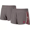Women's Colosseum Gray/Crimson Indiana Hoosiers Pamela Lined Shorts