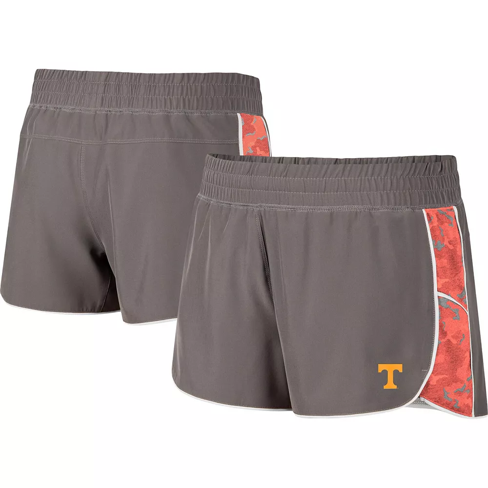 Women's Colosseum Gray/Tennessee Orange Tennessee Volunteers Pamela Lined Shorts - Image 2