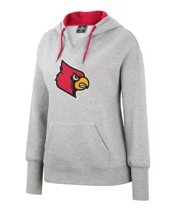 Women's Colosseum Louisville Cardinals Fleece Hoodie
