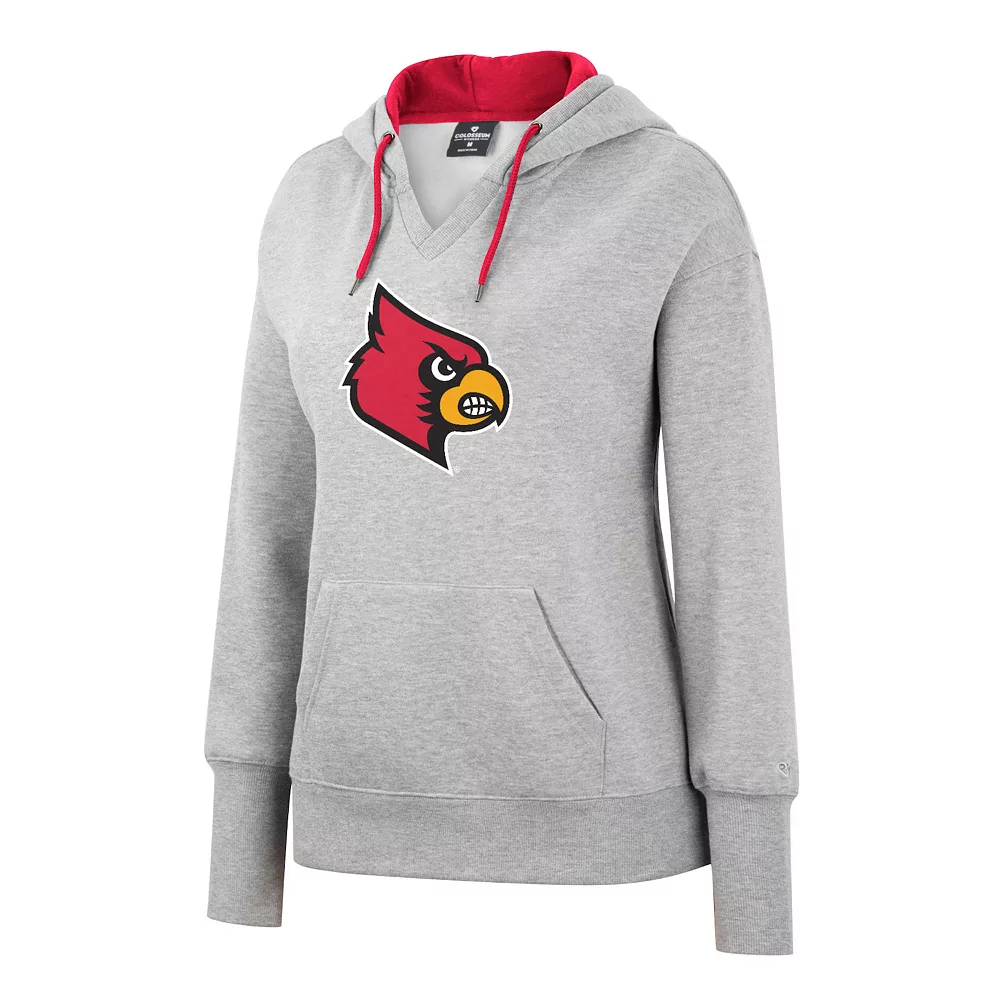 Women's Colosseum Louisville Cardinals Fleece Hoodie