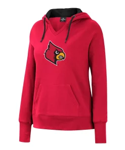 Women's Colosseum Louisville Cardinals Fleece Hoodie