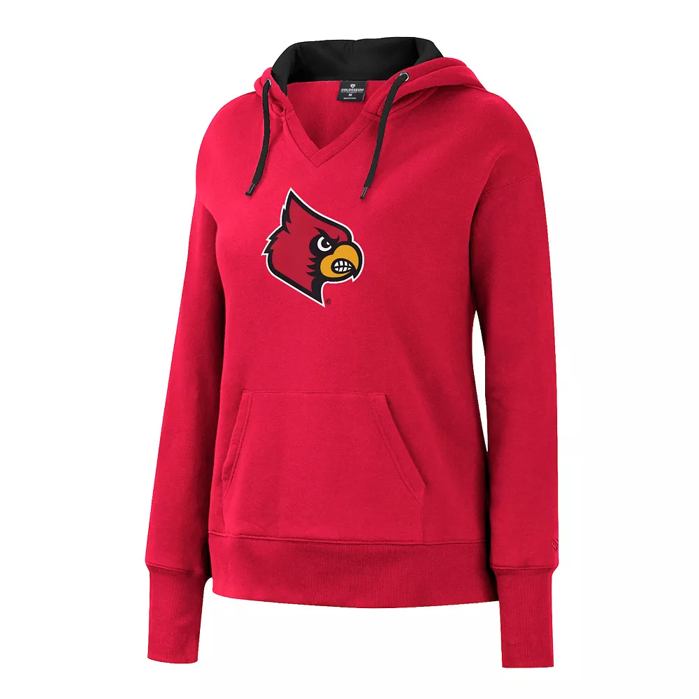 Women's Colosseum Louisville Cardinals Fleece Hoodie