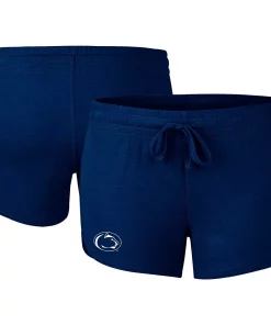 Women's Colosseum Heather Navy Penn State Nittany Lions Simone Core Shorts